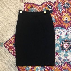 DVF Black skirt